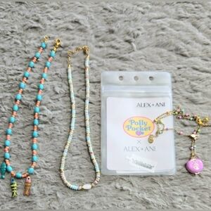 Alex + Ani x Polly Pocket beaded necklace + free accessories
